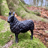 Border Leicester sheep bronze sculpture